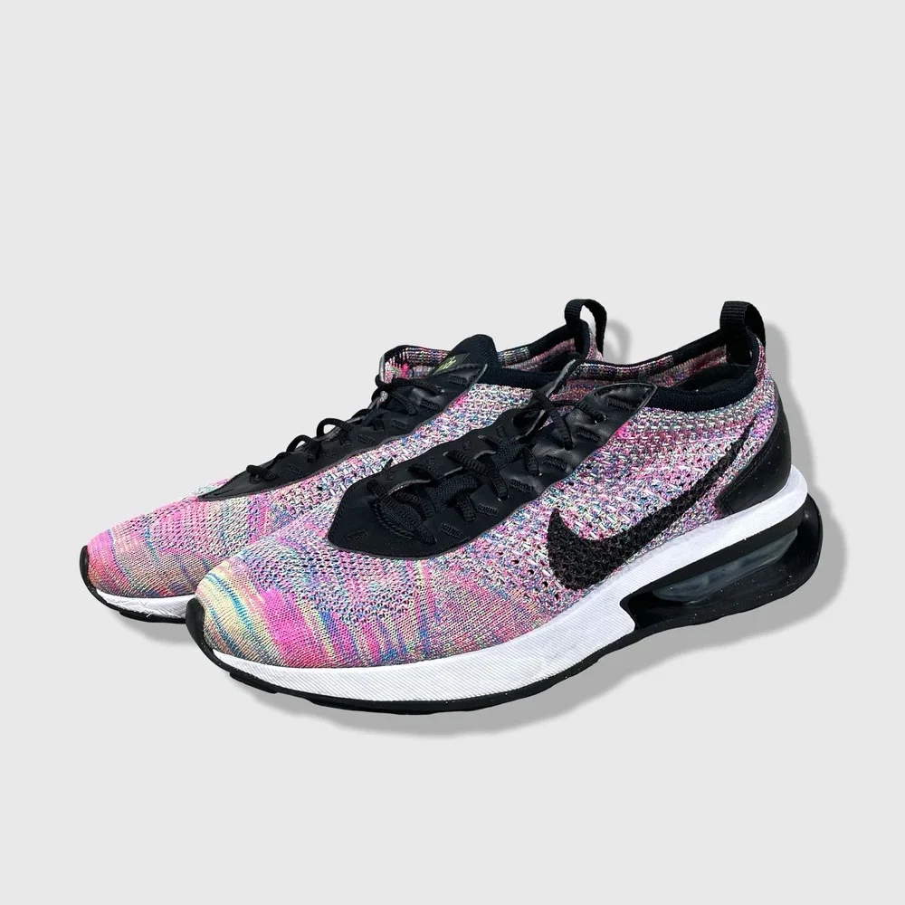 Nike Air Max Flyknit Racer‎ Mens 9.5 Multi-Color Athletic Running Sneakers
